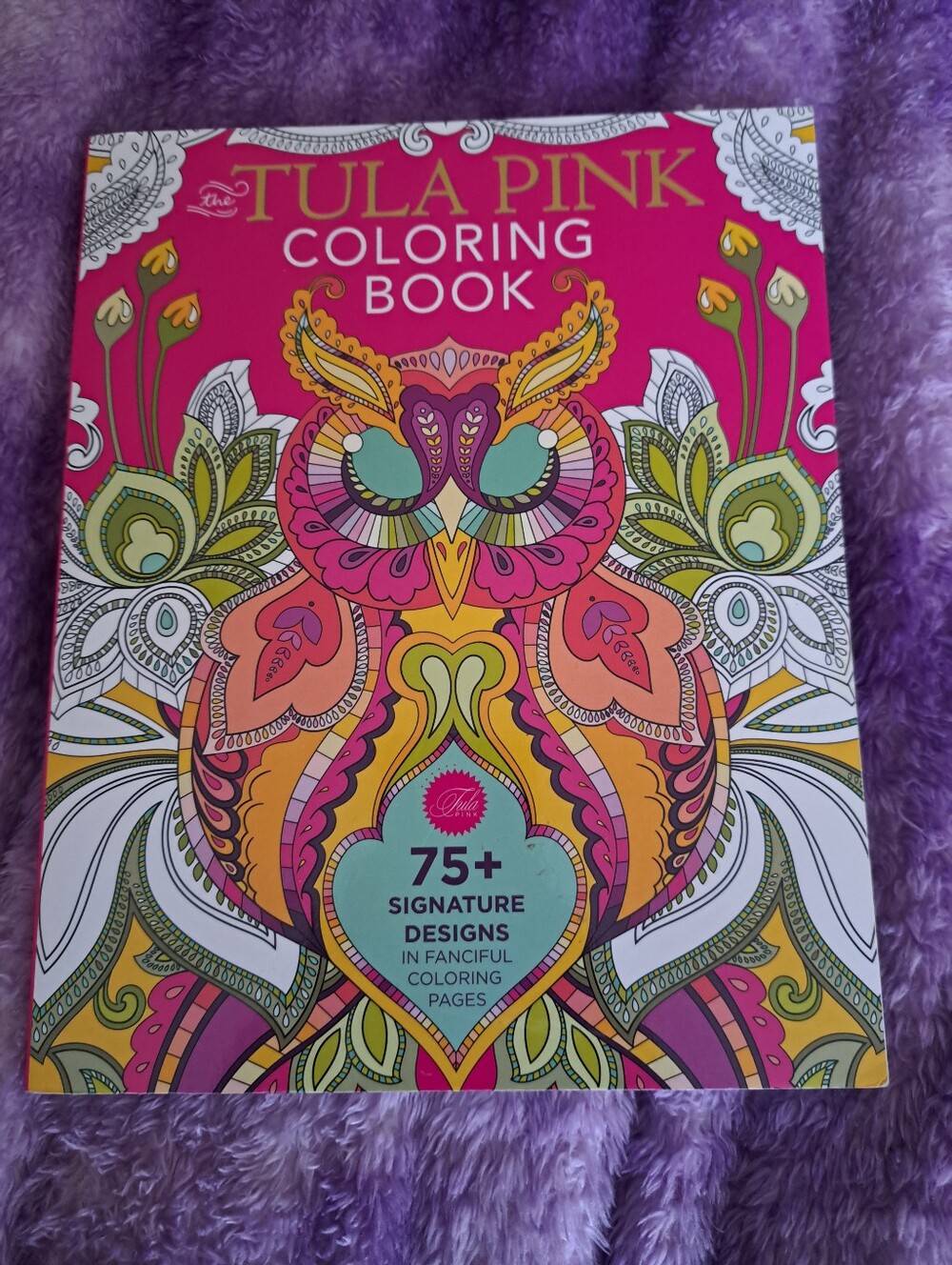 Coloring Book — Vibrant Pink Cover